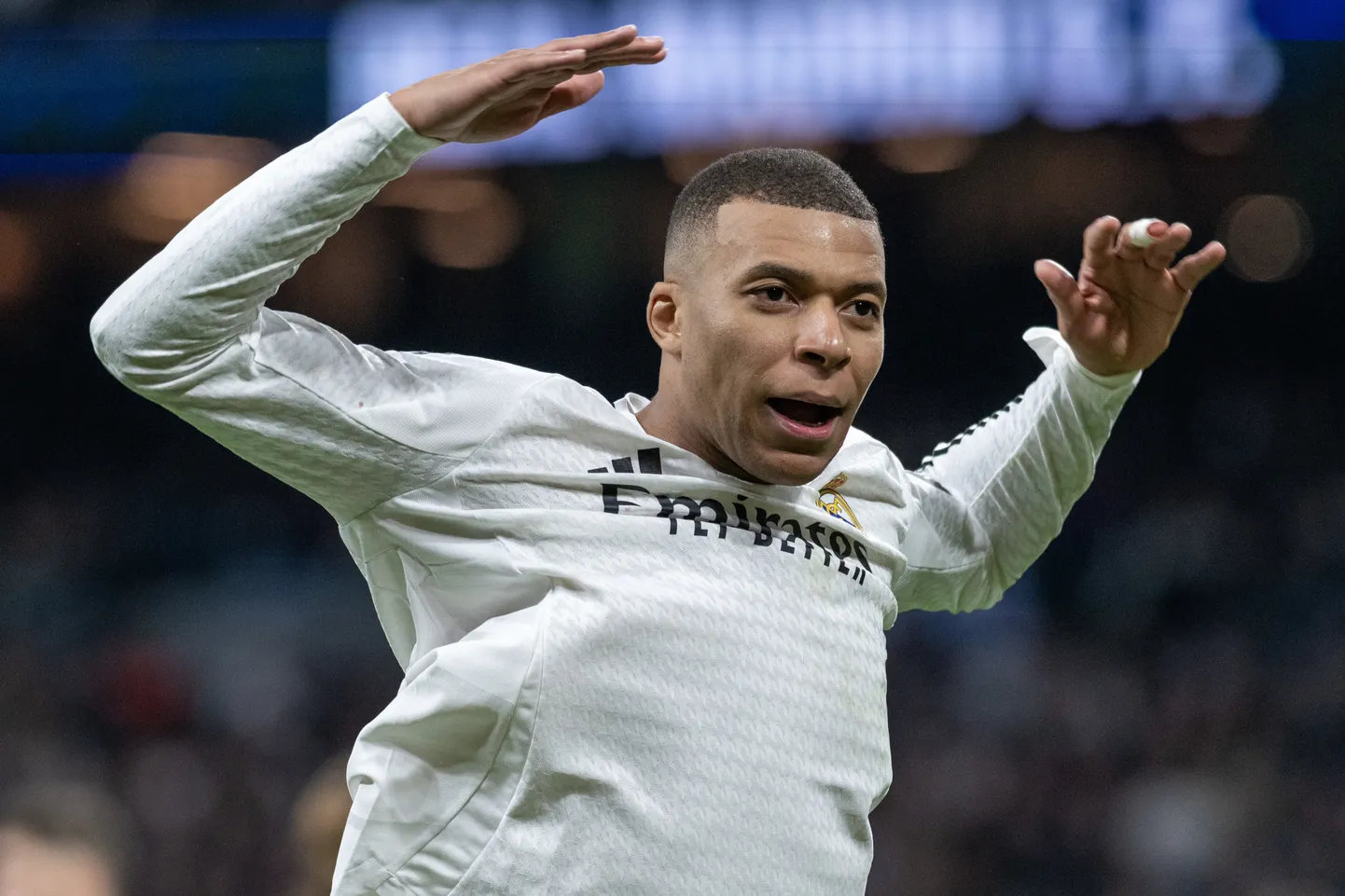 Kylian Mbappe lõi Madridi Reali viigivärava.