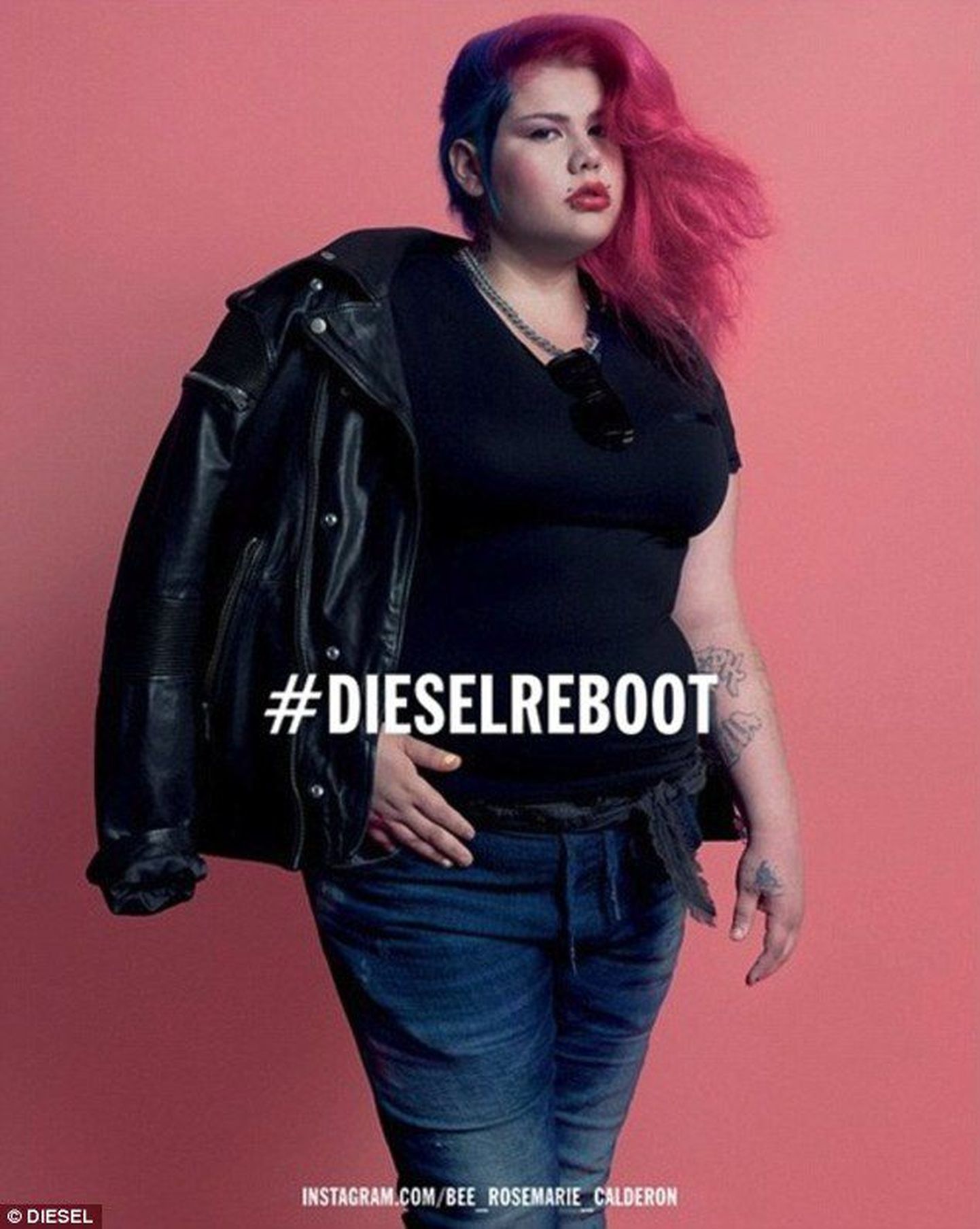 Diesel kasutab enda uues kampaanias pluss-suuruses ja androgüünseid modelle