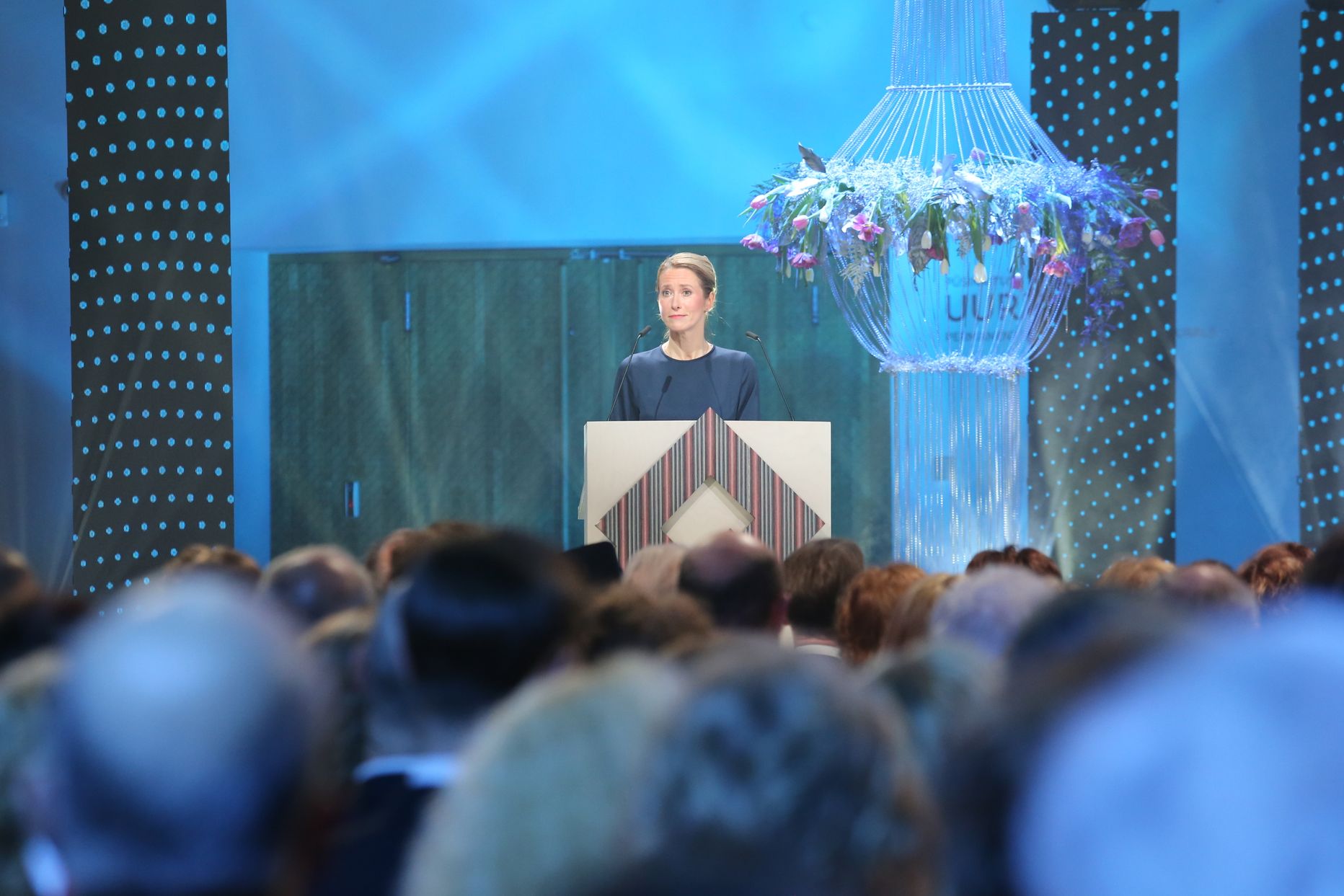 Peaminister Kaja Kallas pidas kõne Eesti Vabariigi 105. aastapäeva kontsertaktusel Eesti Rahva Muuseumis.