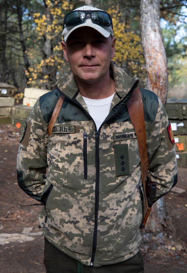 Hersoni rindel sõdiva Ukraina üksuse ohvitser kutsungiga Anaconda.
