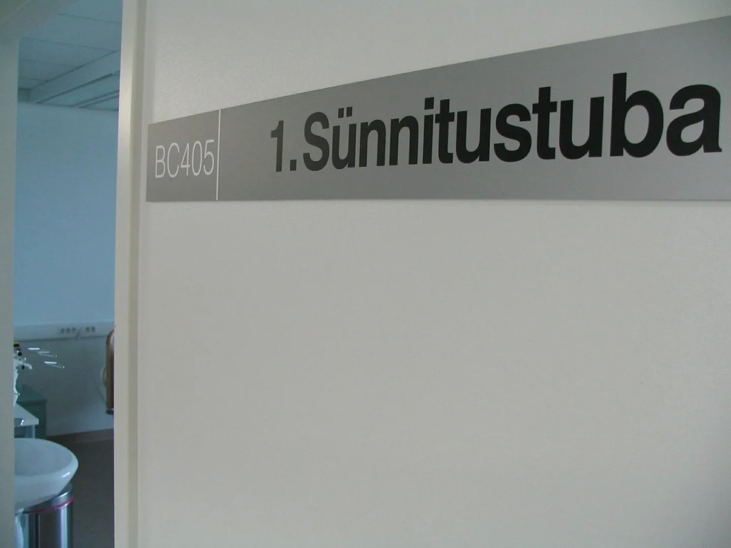 Pärnu haigla sünnitustuba.