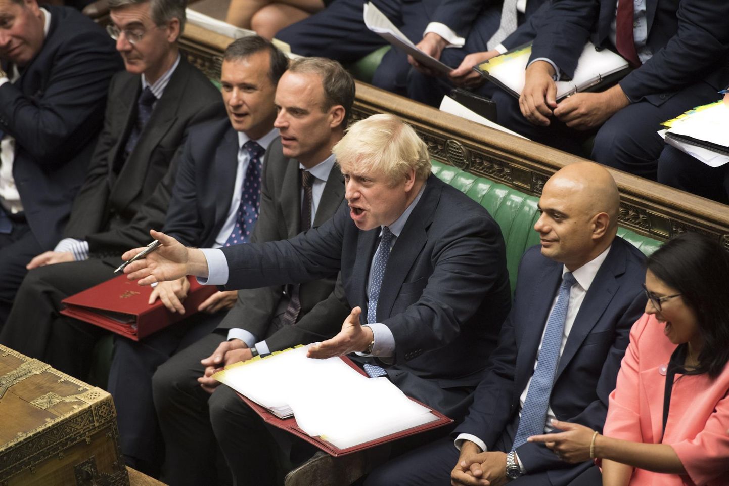 Boris Johnson parlamendis