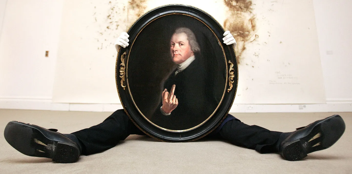 Banksy teos «The Rude Lord»