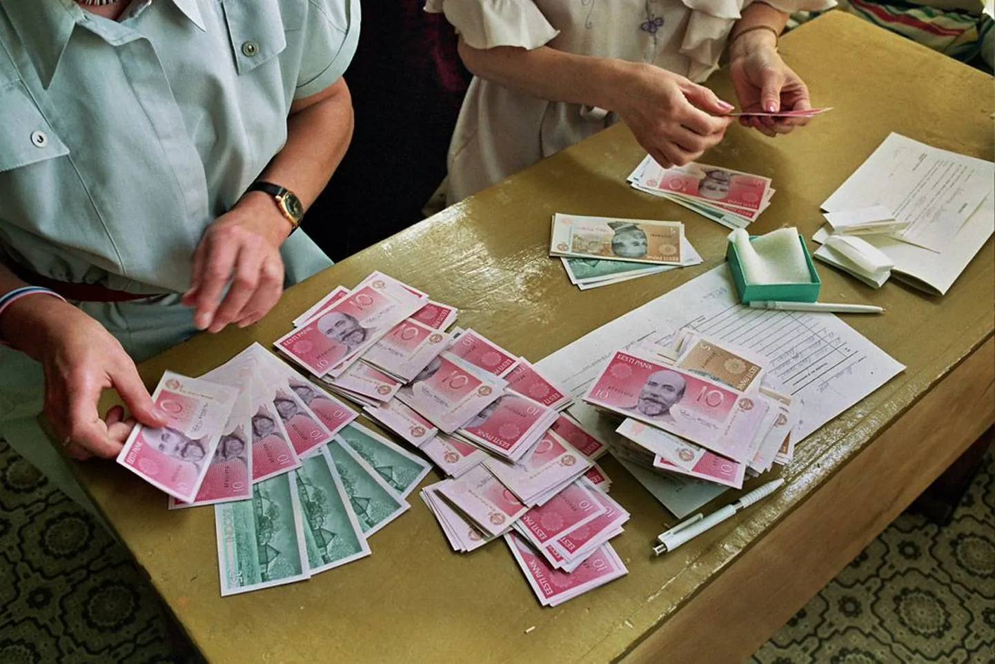 Just nii palju – 150 krooni – sai rahavahetaja 1500 rubla eest.