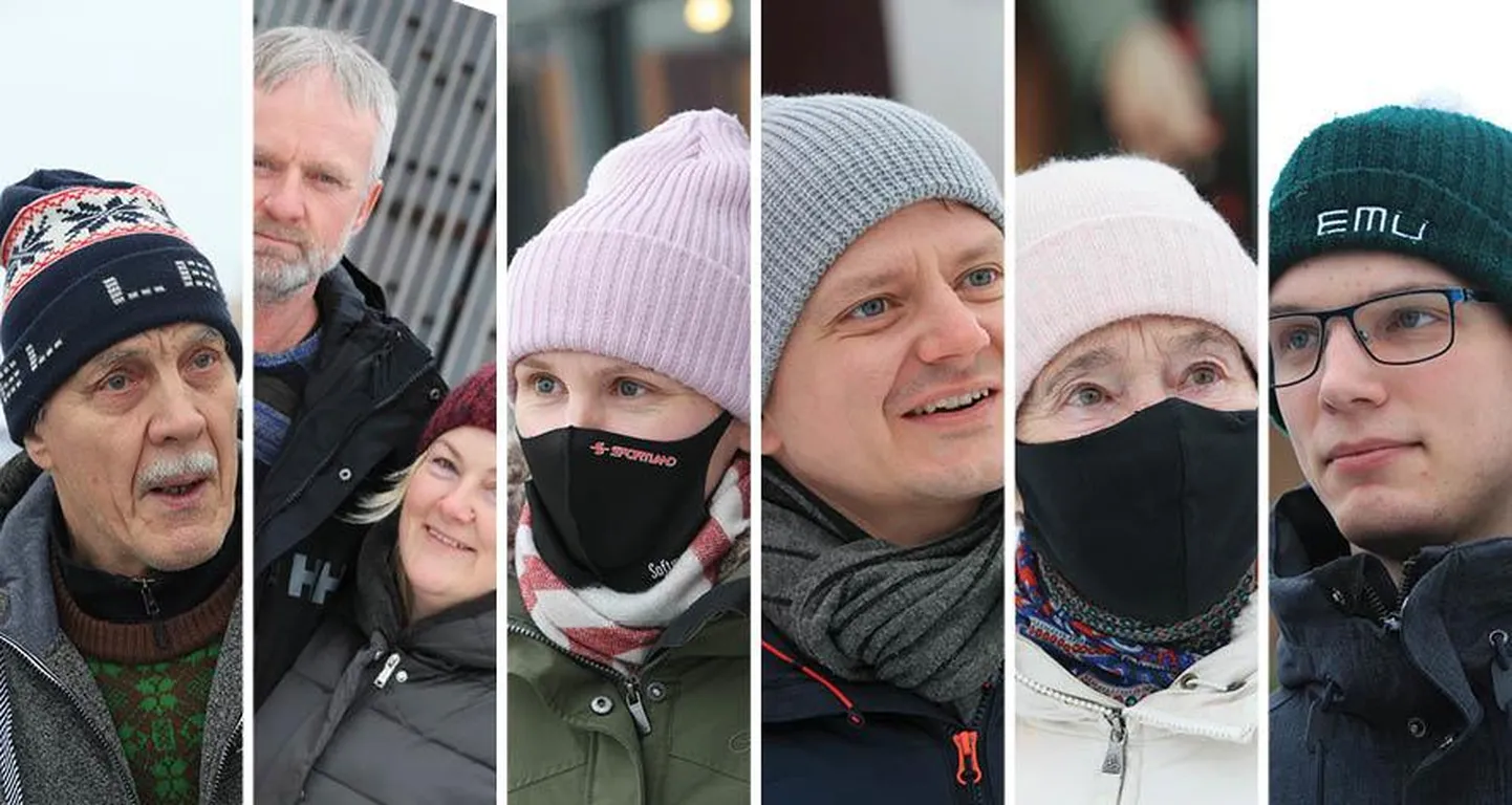 Arne Kokamaa (vasakult), Aare ja Anne Markvart, Ele Prans, Romet Eensoo, Tiia Pedastsaar ning Margo Mets.