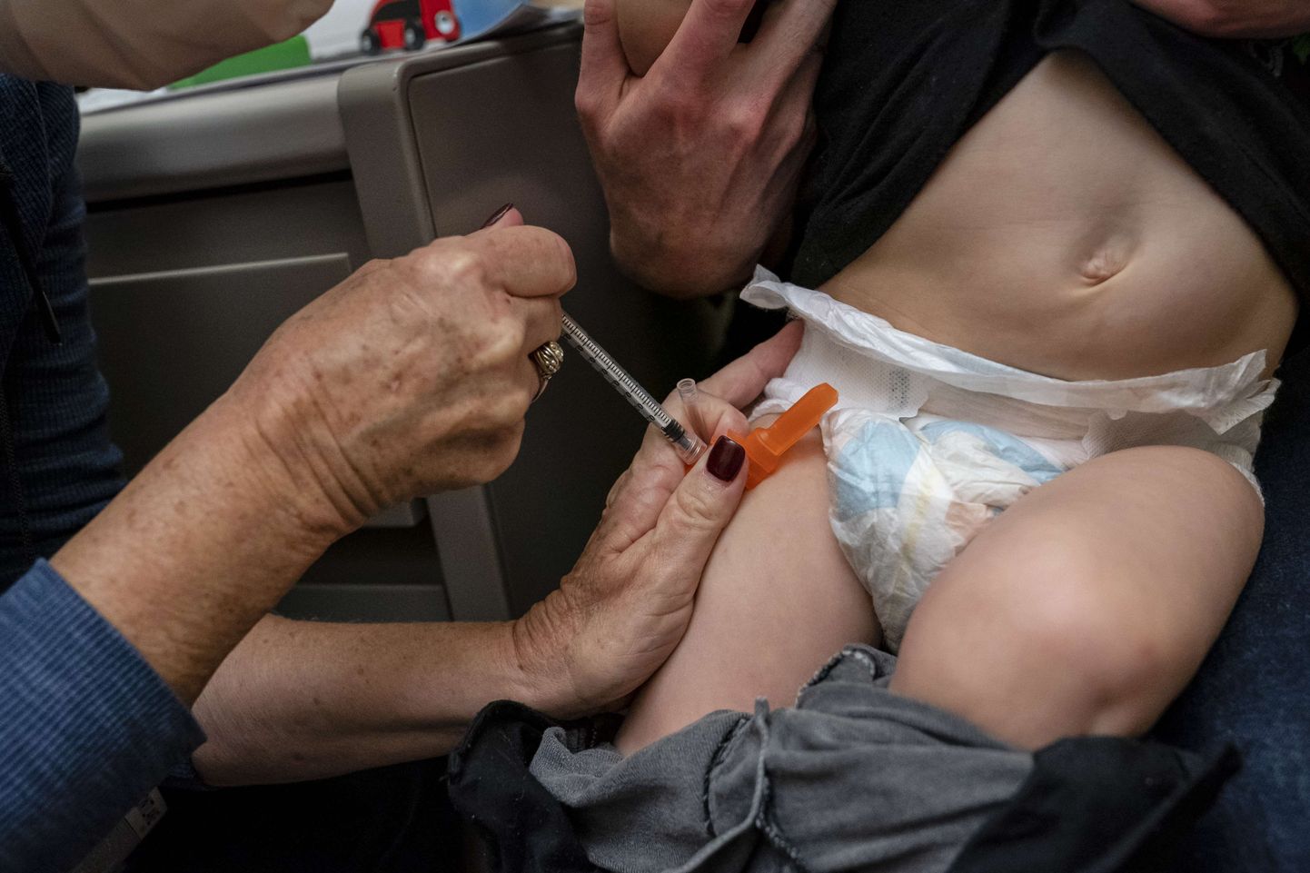 Lapse koroonaviiruse vastu vaktsineerimine tänavu suvel Seattle'is.