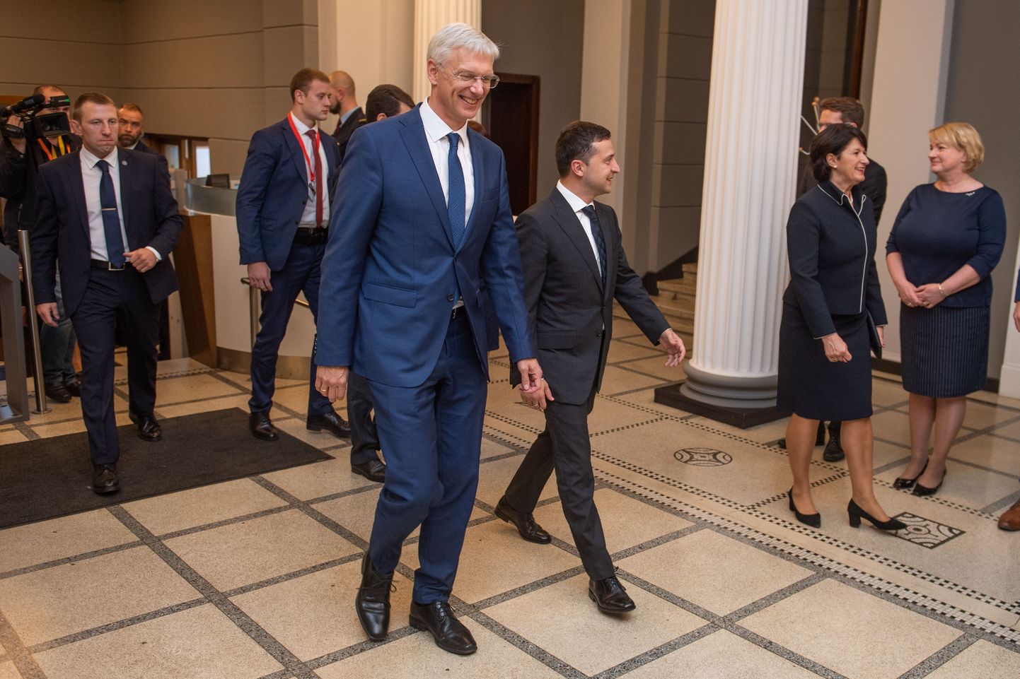 Foto: Ukrainas prezidents Volodimirs Zelenskis apmeklē Latvijas Republikas Saeimu un Ministru kabinetu