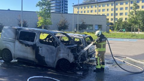 Tallinnas põhjustas diiselkaubiku süttimise ilmselt tehniline rike