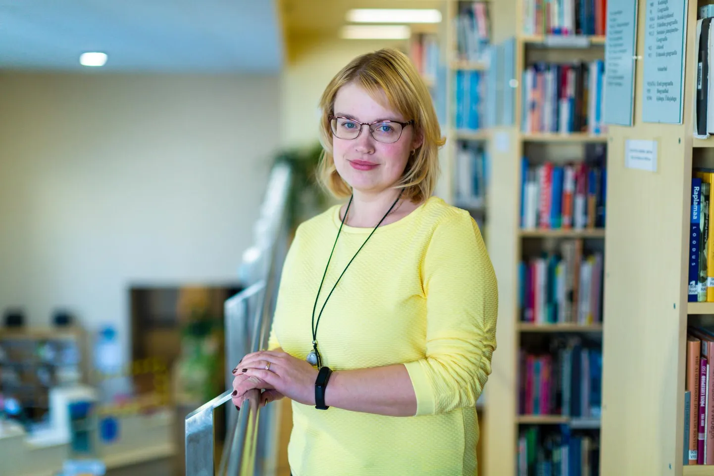 Valga keskraamatukogu direktor Triinu Rätsepp