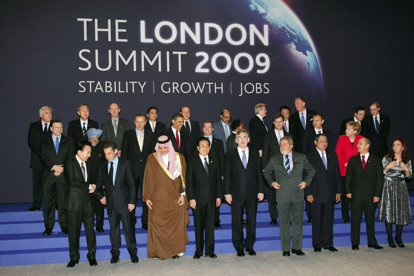 Londonis 2009.aastal G-20 riikide kohtumisel osalenud delegaadid