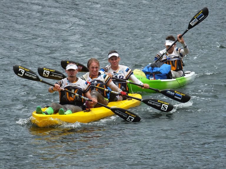 Estonian ACE Adventure Team kajakietapil Clyde Riveril.