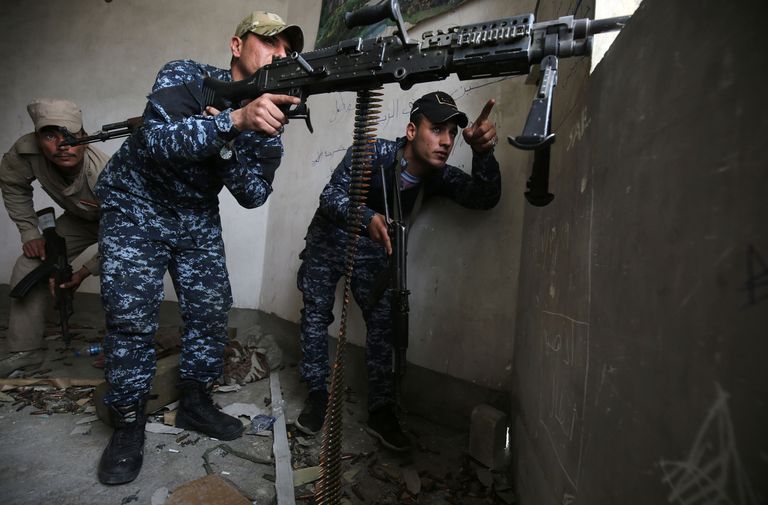 Iraagi armee sõdurid Mosulis
