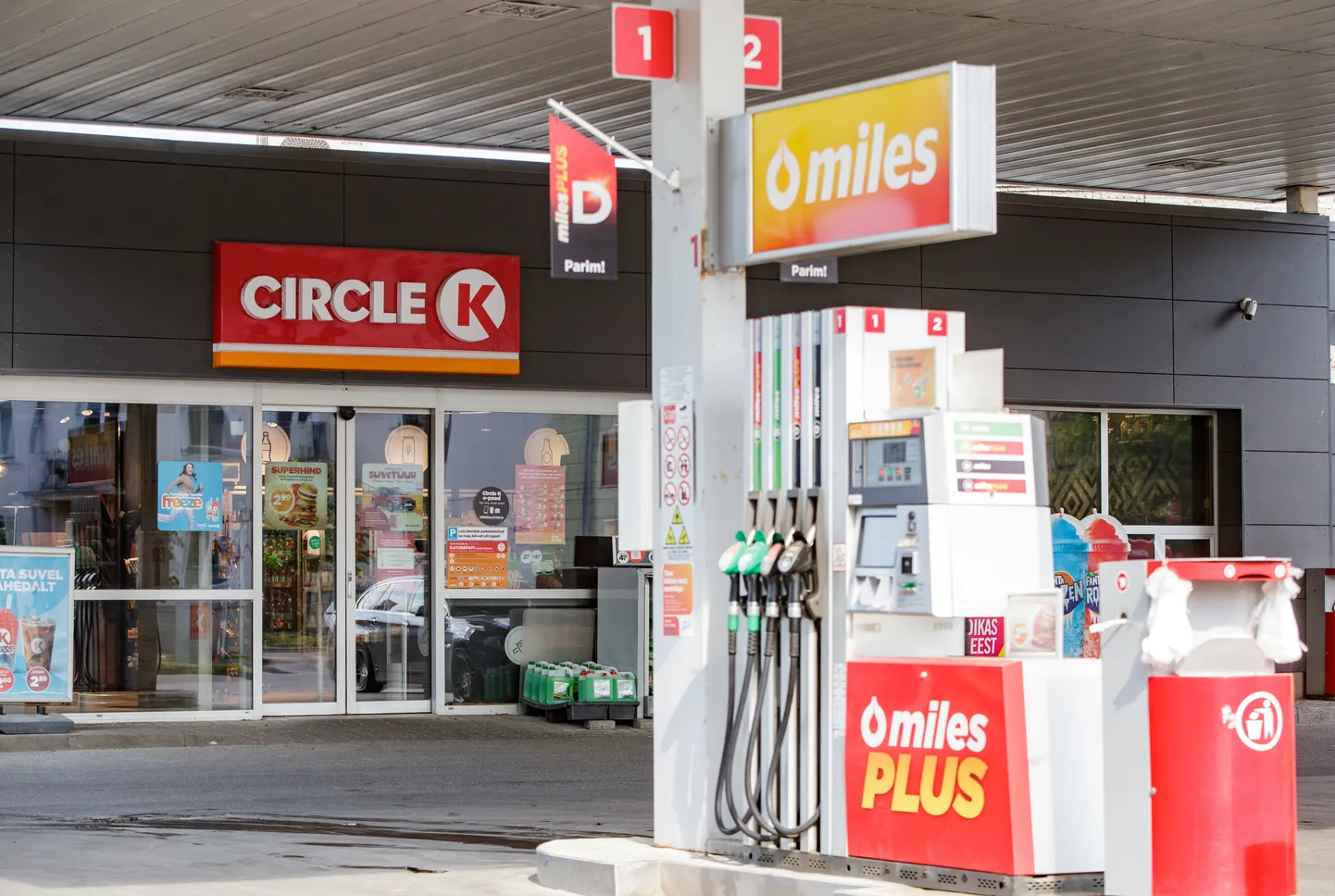 Circle K tankla.