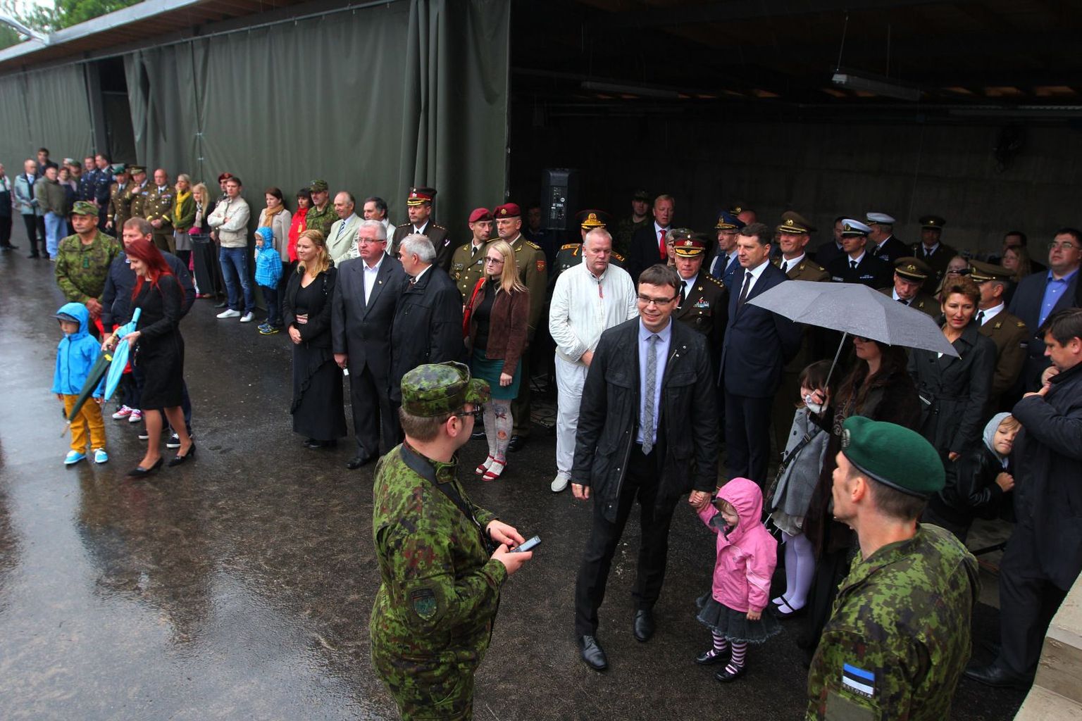 Avamisel osalesid nii kaitseminister Sven Mikser kui ka Kaitseliidu ülem Meelis Kiili.