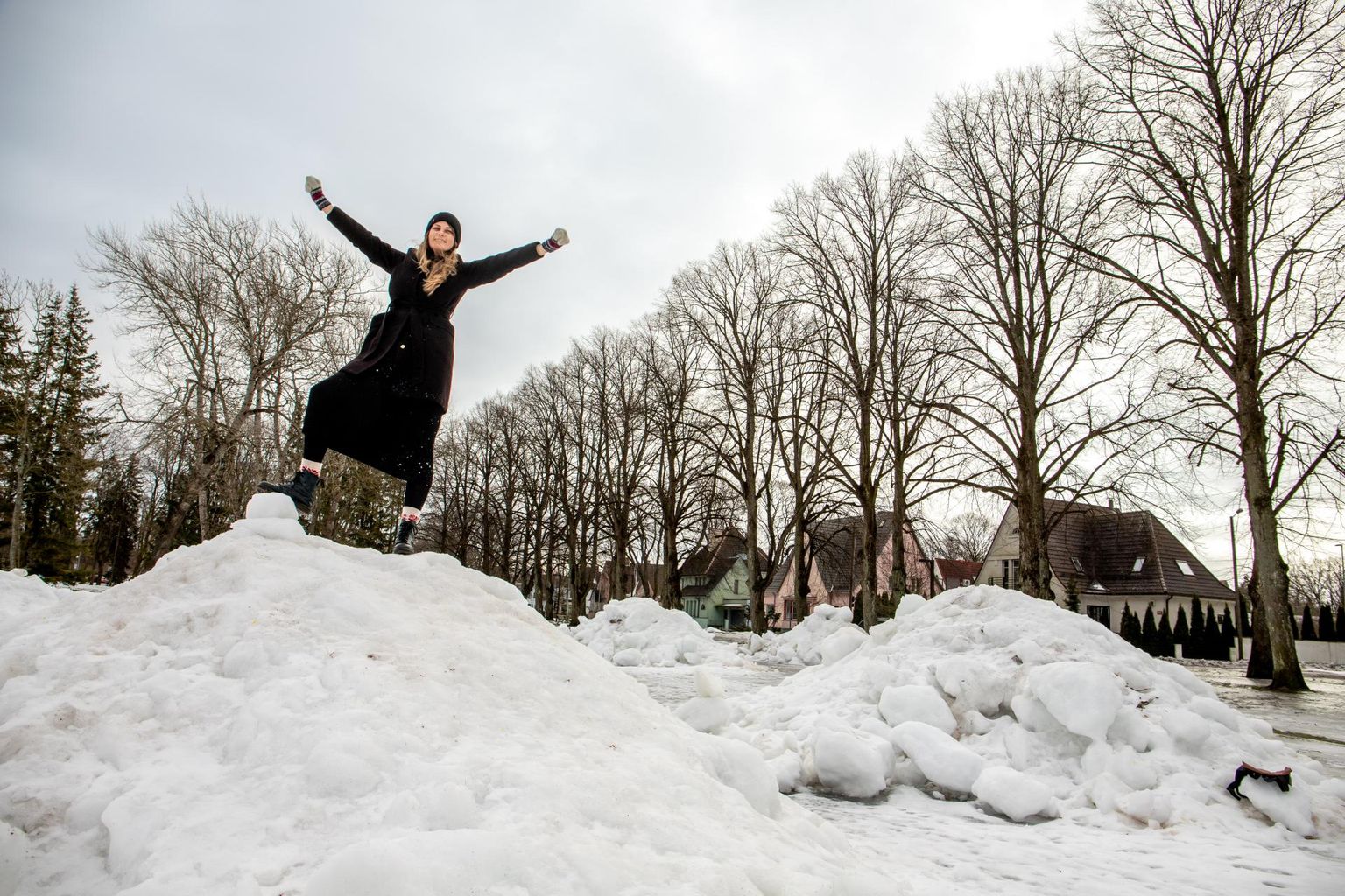 Lumelinna ehitamise eestvedaja Rita Proosi sõnul kerkib Vallikääru aasal olevatest lumekuhjadest järgmise nädala lõpuks lumelinn. 