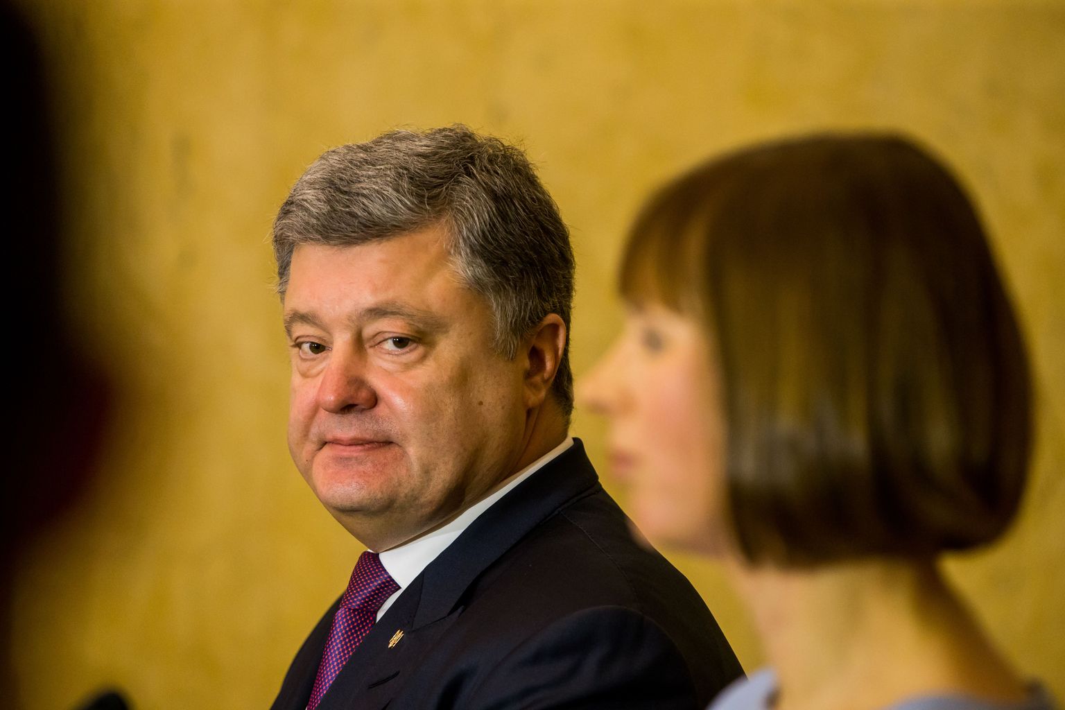 Ukraina president Petro Porošenko ja Eesti riigipea Kersti Kaljulaid Kadriorus.