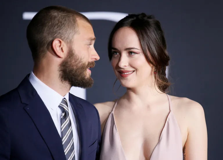 Dakota Johnson ja Jamie Dornan «Viiskümmend tumedamat varjundit» LA esilinastusel