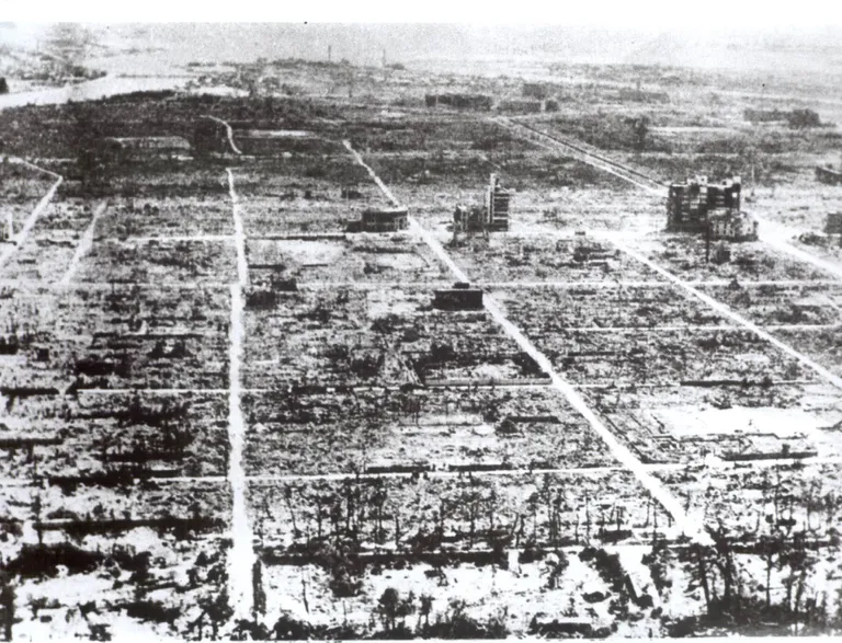 Jaapani linn Hiroshima pärast 1945. aasta tuumapommiplahvatust