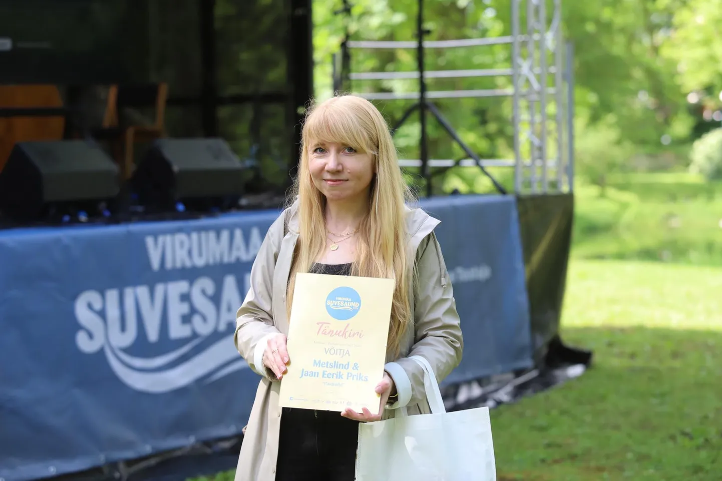 Eelmise Virumaa Suvesaundi võitja Metslind. Võidu tõi koos Jaan Eerik Priksiga loodud lugu "Paadisillal".