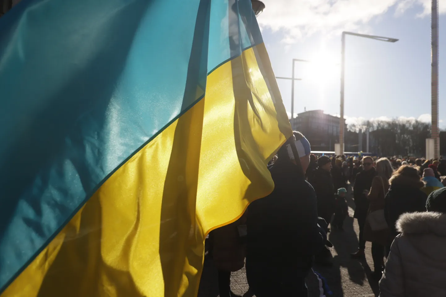 Vabaduse väljakul toimub Ukraina toetuseks meeleavaldus