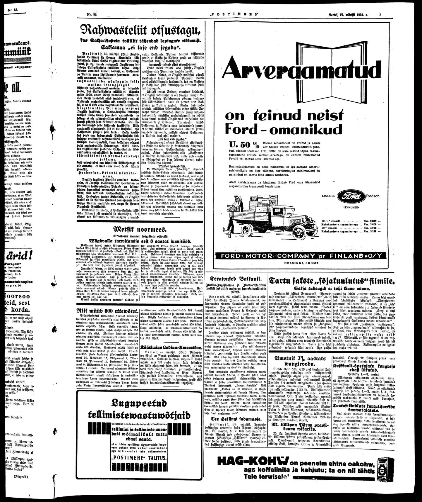 PM 27.03.1931
