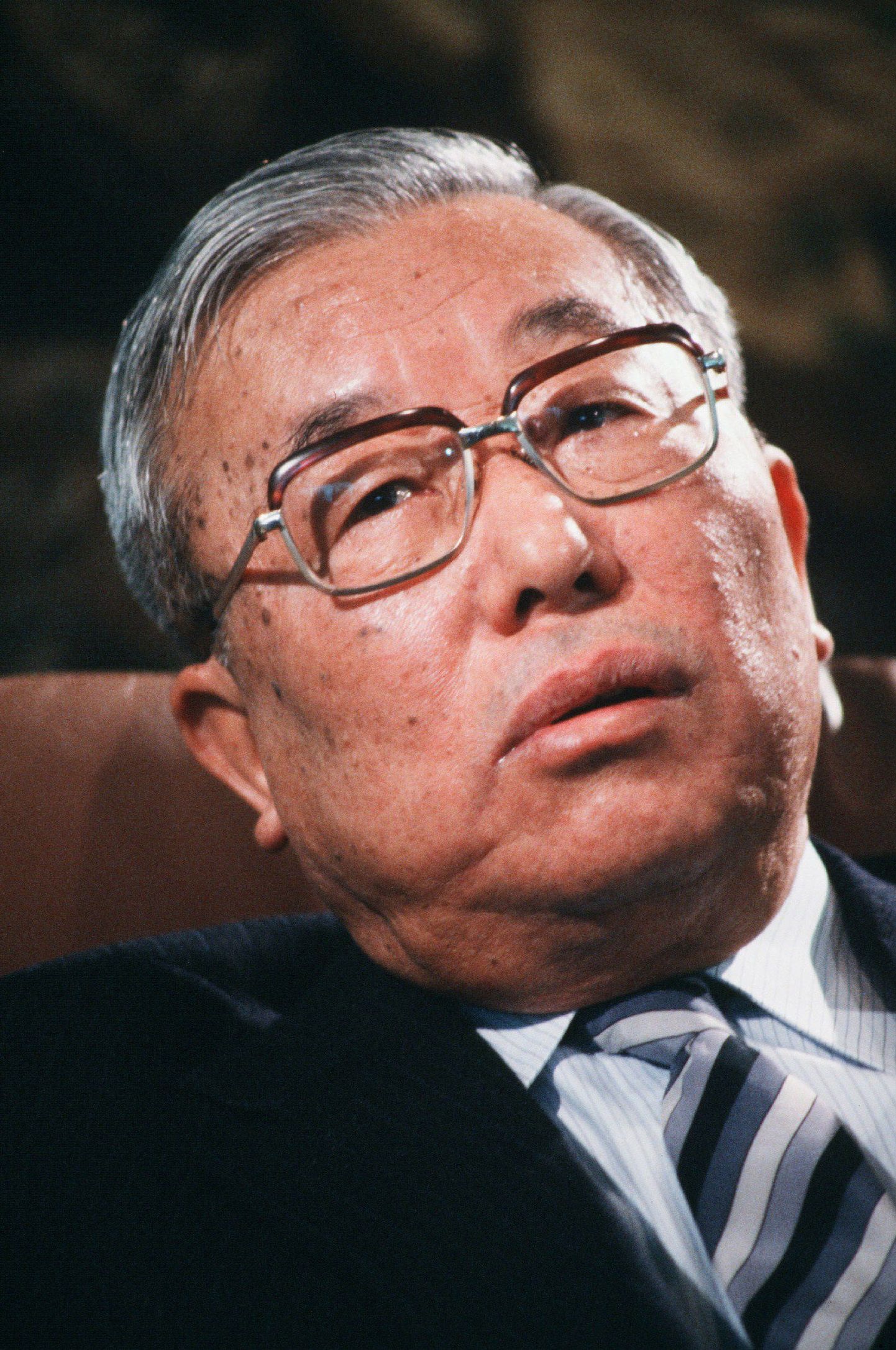 Eiji Toyoda. Foto on tehtud 26. oktoobril 1983.