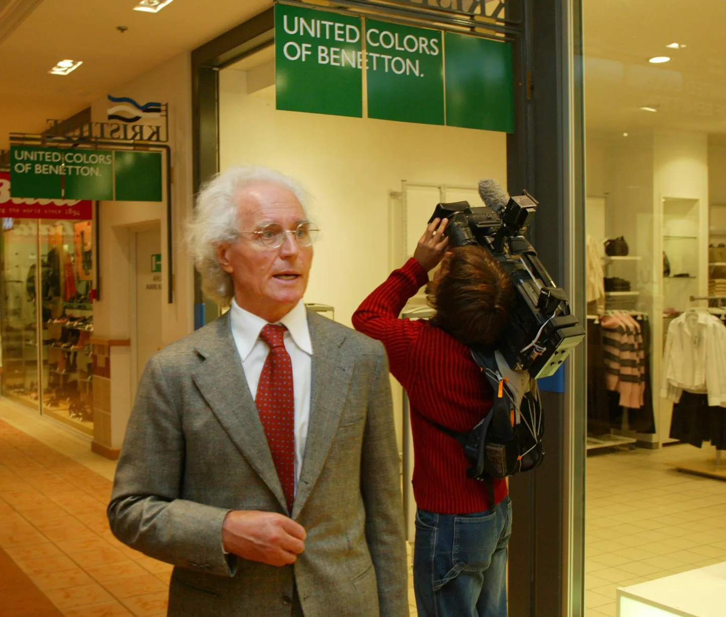 Luciano Benetton Kristiine keskuses.