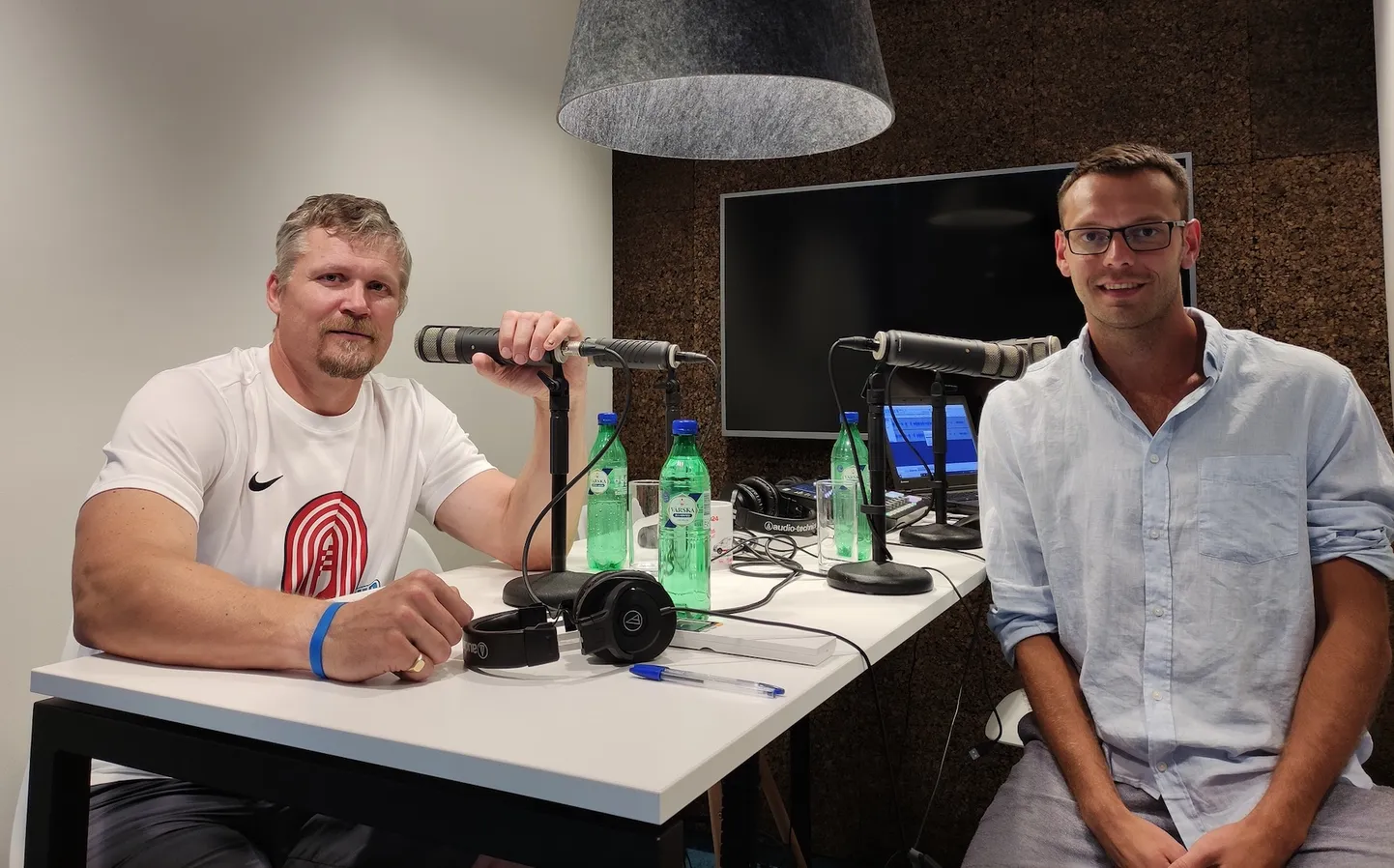 Aleksander Tammert (vasakul) ja Karl Rinaldo.