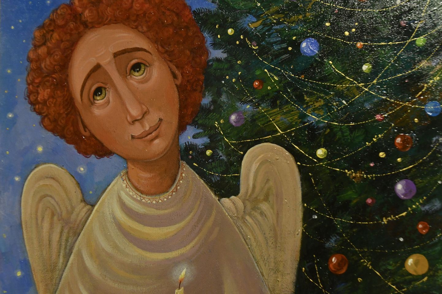 "Ангел Рождества" - работа художника Каха Хинвели