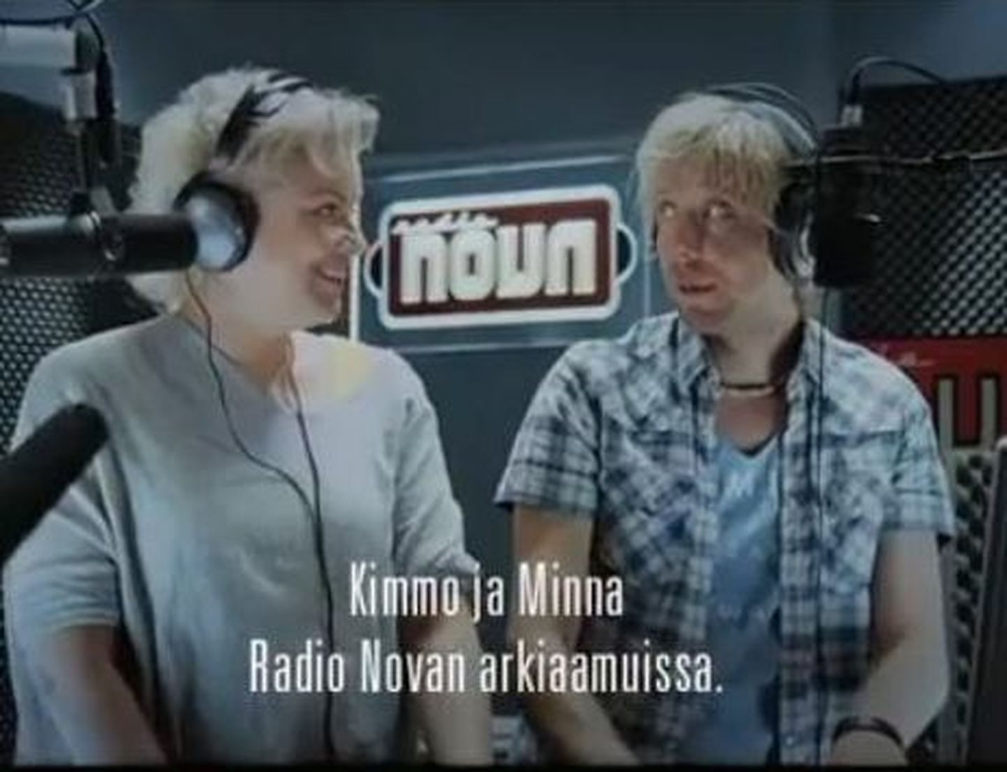 Radio Nova saatejuhid Minna Ottavainen ja Kimmo Vehviläinen