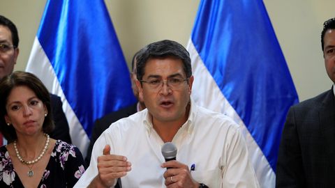 Hondurase presidenti süüdistatakse USA-s uimastivandenõus