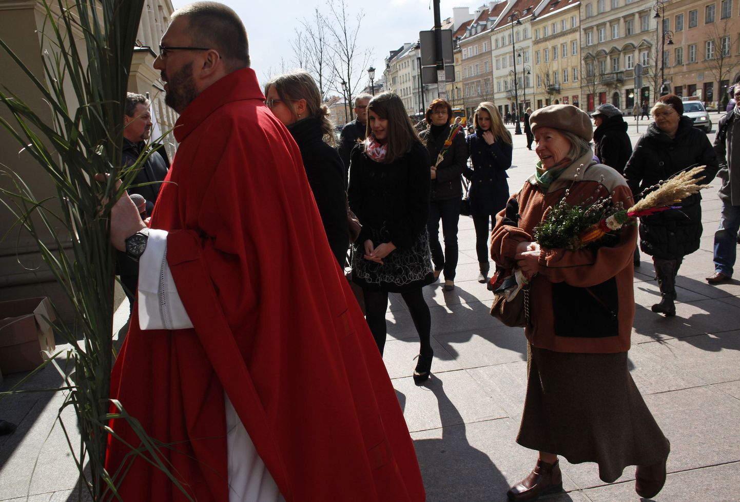 Palmipuudepüha möödunud pühapäeval Varssavi Püha Anna kirikus.