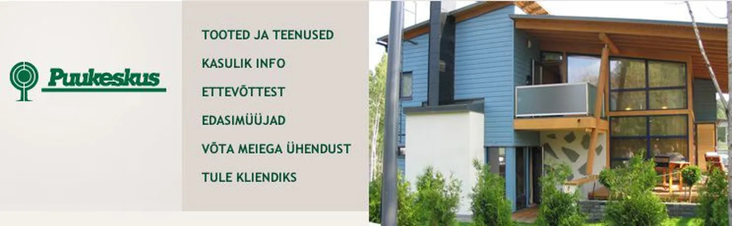 Fragment Puukeskus ASi kodulehelt.