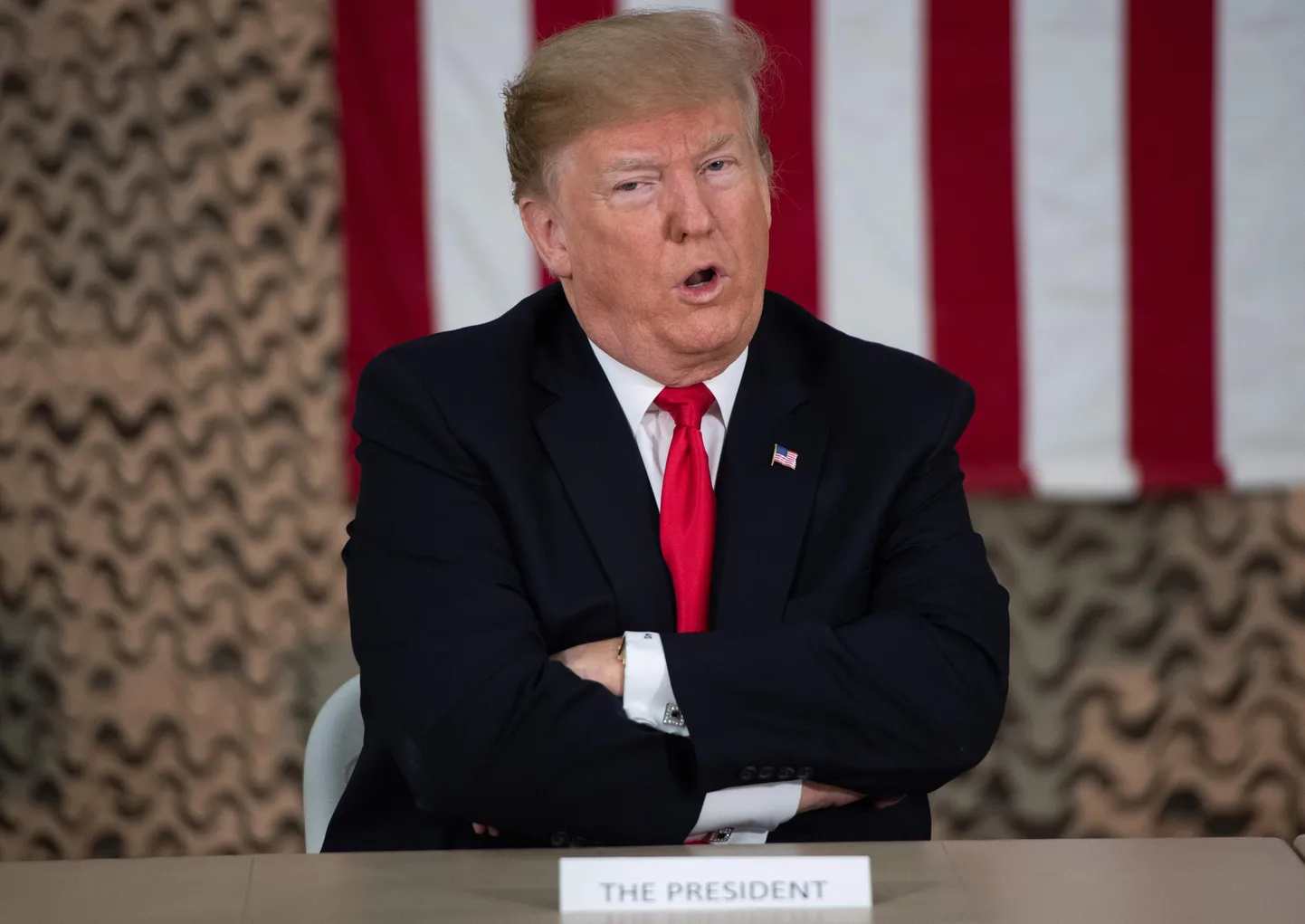 USA president Donald Trump.