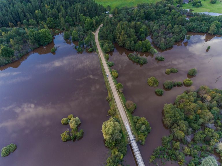 Mustjõe sild, kus käib regulaarne veetaseme monitooring. / Arvo Meeks/Valgamaalane