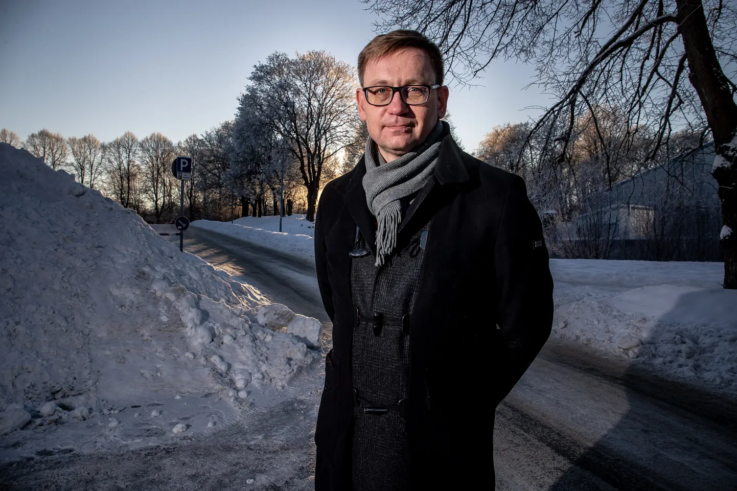 Eesti ametiühingujuht Peep Peterson.