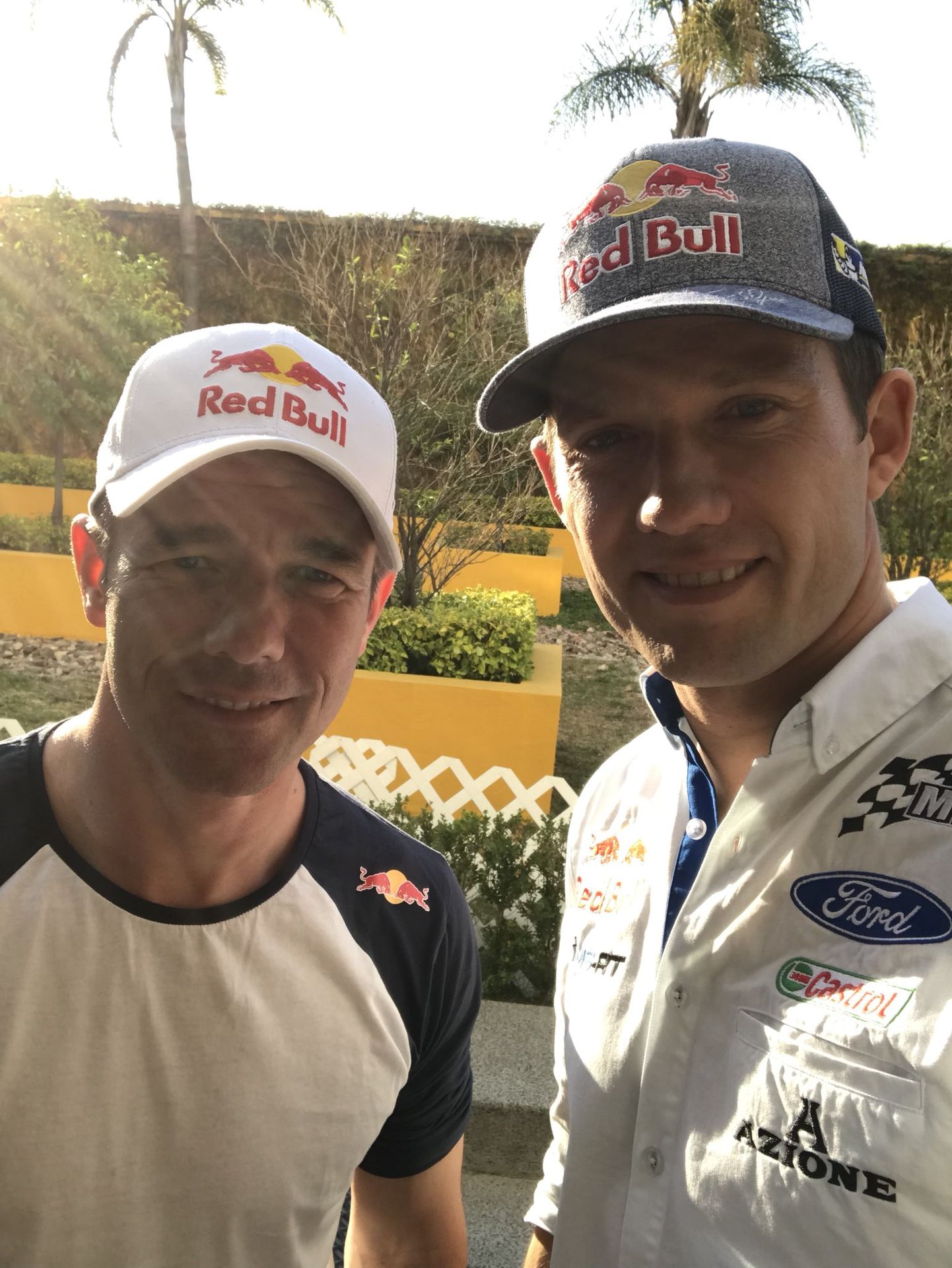 Sébastien Ogier ja Sébastien Loebil.