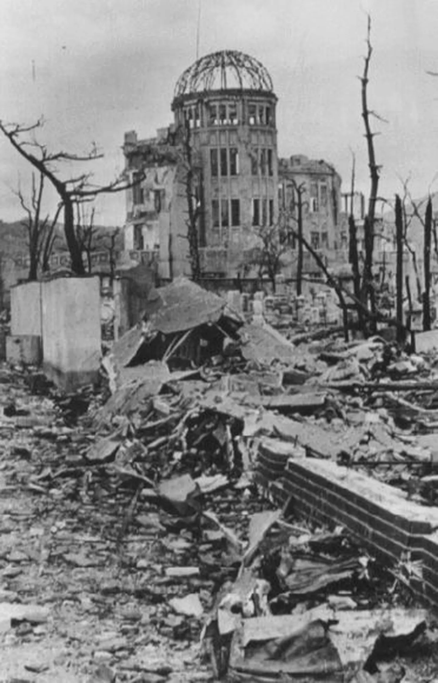 Хиросима после бомбежки