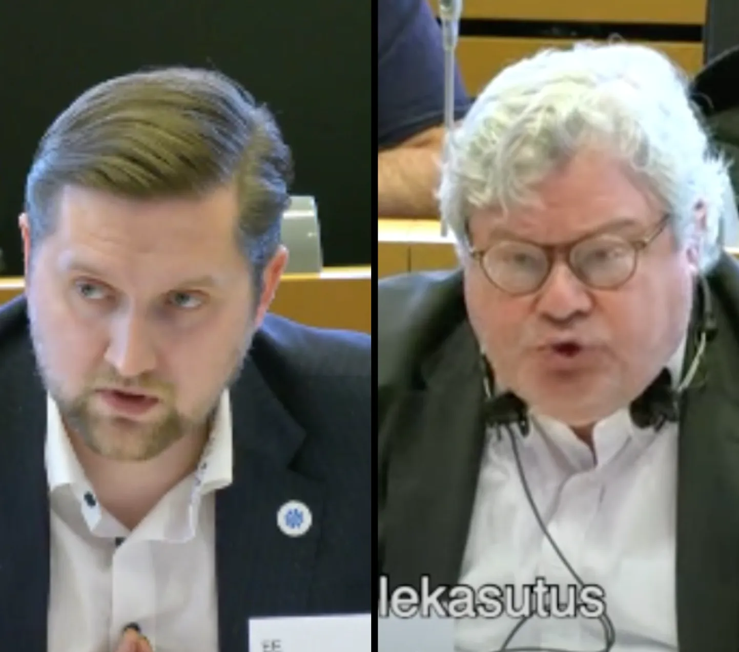 Jaak Madison ja Reinhard Bütikofer