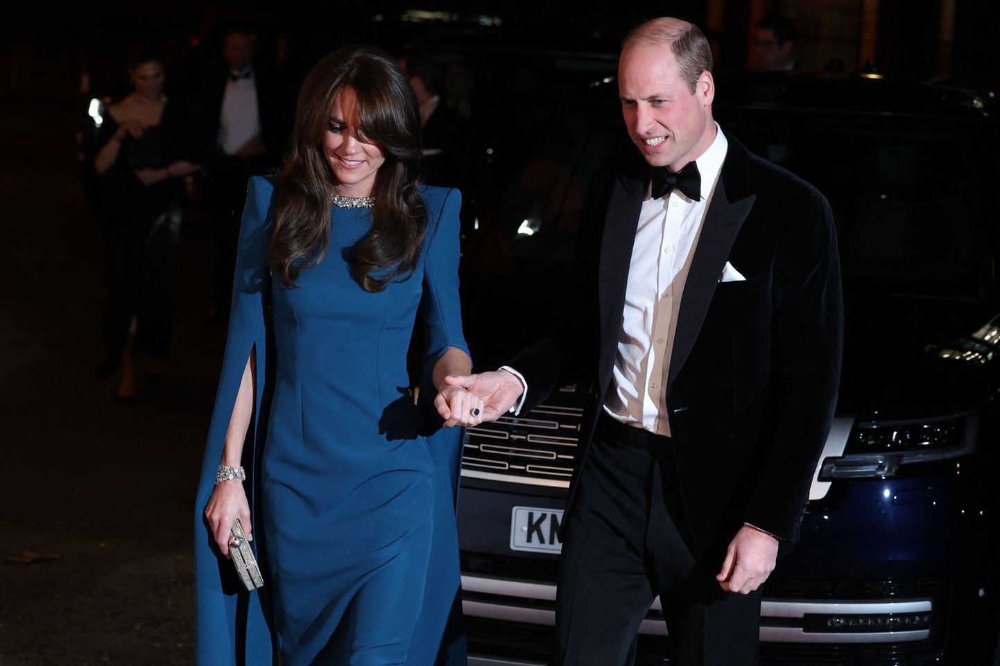 Briti Walesi prints William ja Walesi printsess Catherine suundusid 30. novembril 2023 Londonis Royal Albert Halli varieteed vaatama.