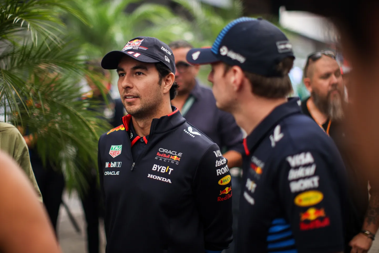 Red Bulli sõitjad Sergio Perez ja Max Verstappen.