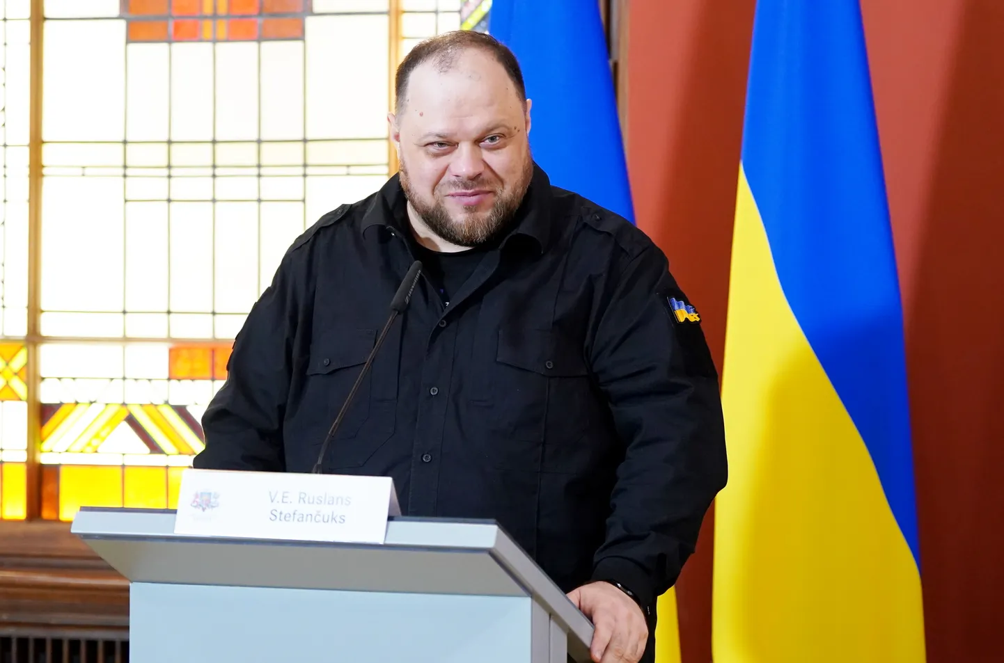Ukrainas Augstākās Radas priekšsēdētājs Ruslans Stefančuks.