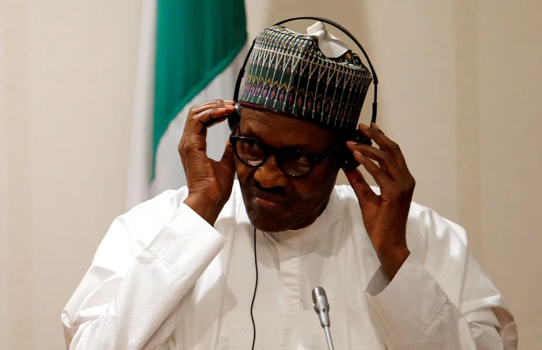 Nigeeria president Muhammadu Buhari 31. augustil 2018 Abujas presidendipalees pressikonverentsil
