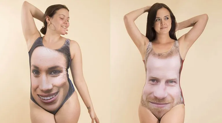 Harry ja Meghani pildiga trikood
