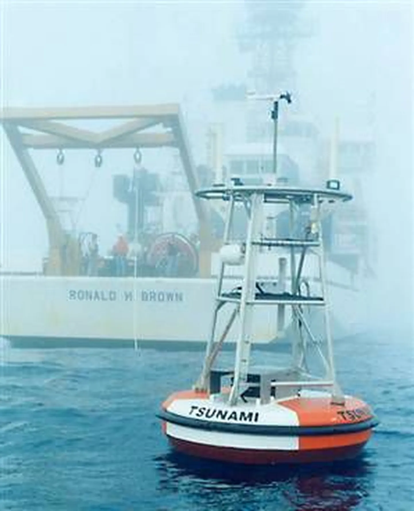 Tsunami eest hoiatav poi