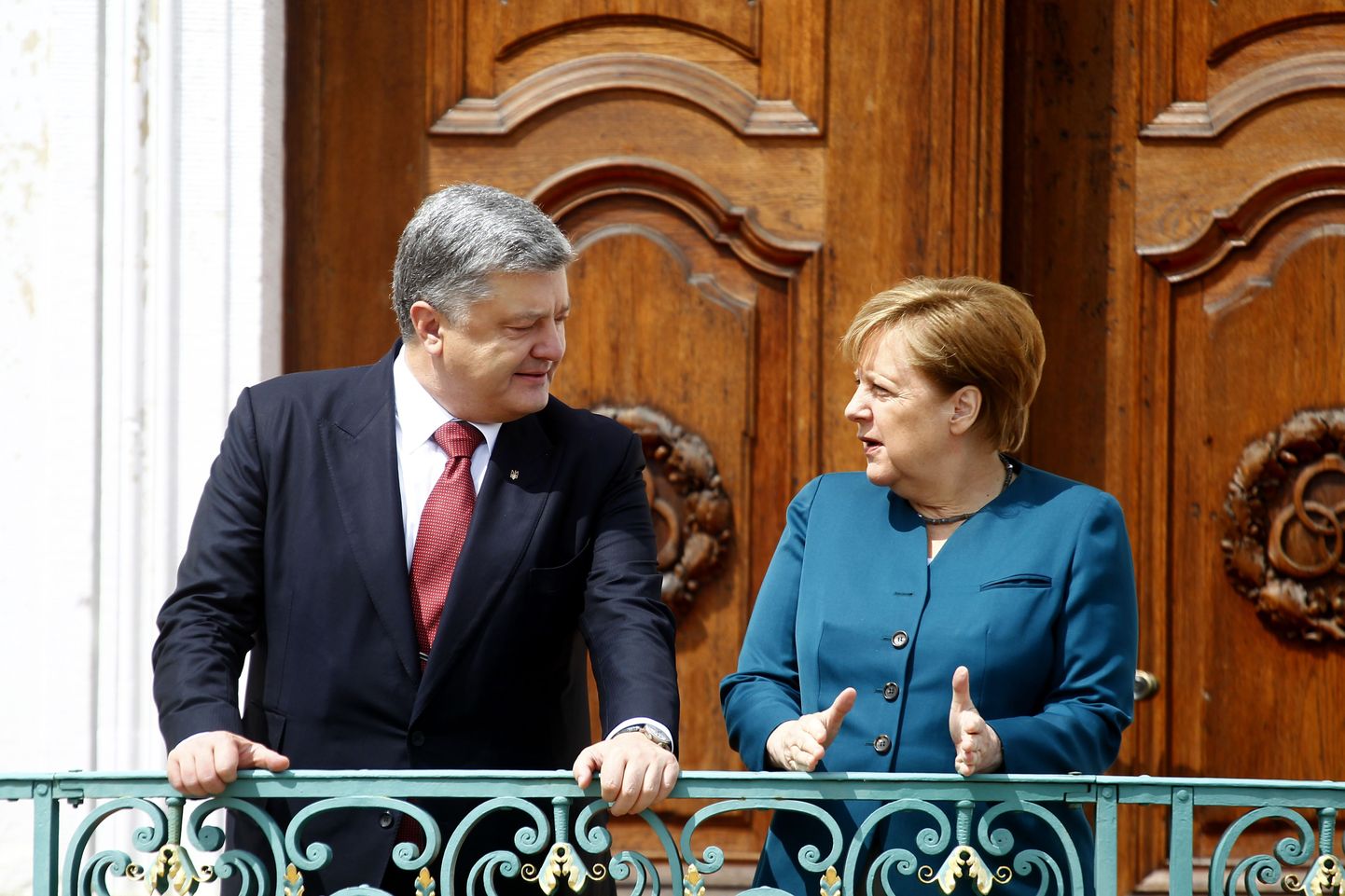 Петр Порошенко и Ангела Меркель.