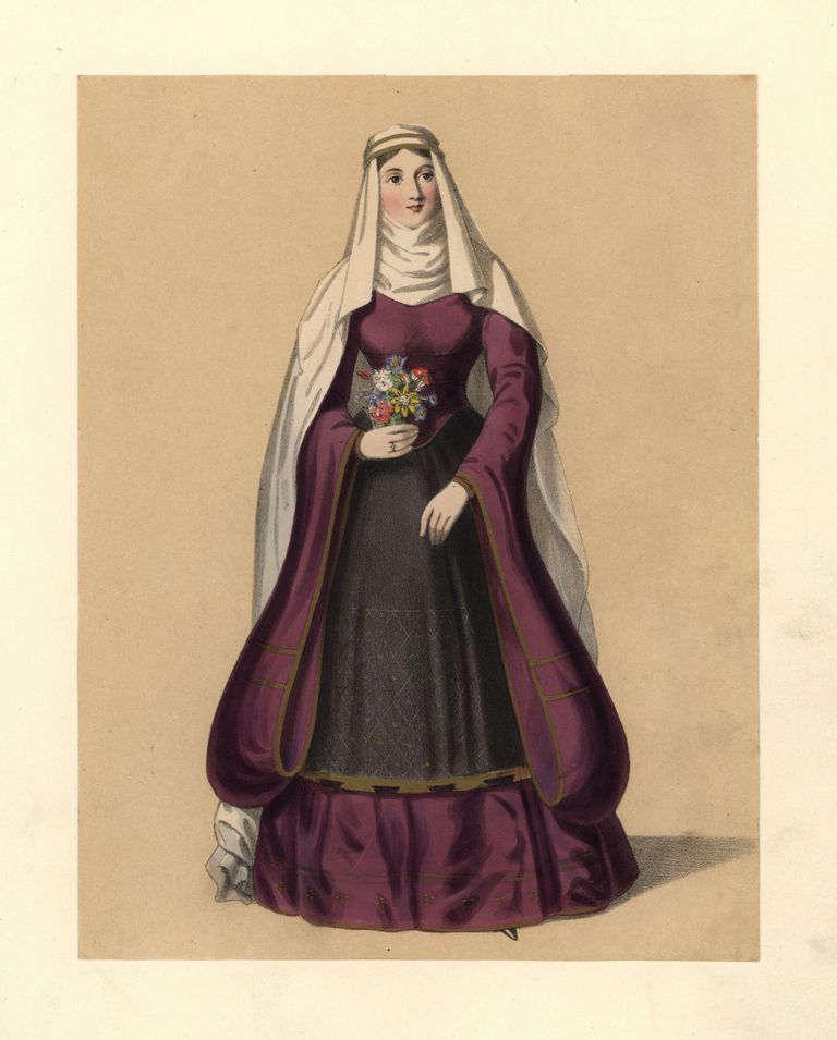 Briti naise rõivastus kuningas Stepheni valitsusajast (umbes 1135~1141)