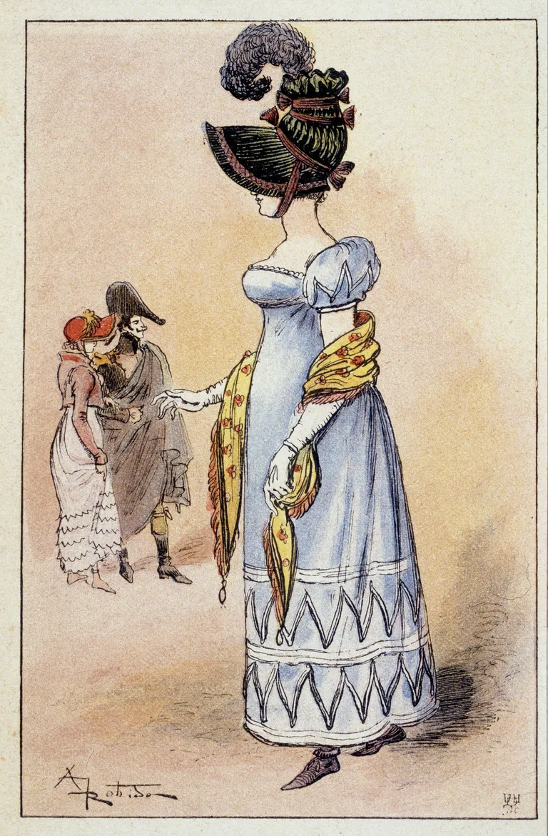 Empiirajastu mood, joonistus aastast 1891
