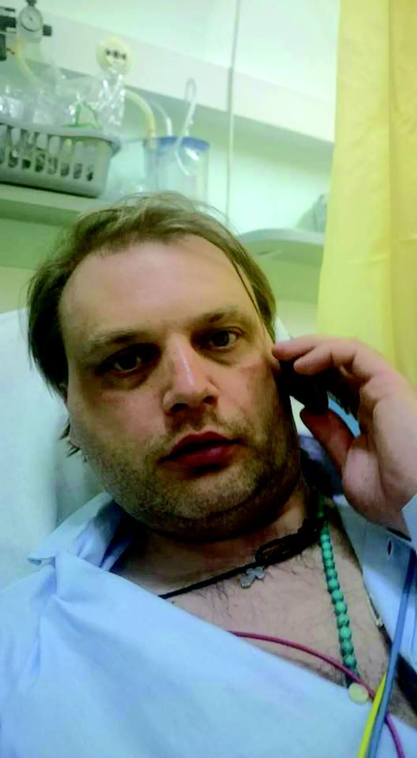 После допроса в КаПо Линтер провел еще два часа в больнице под капельницей.