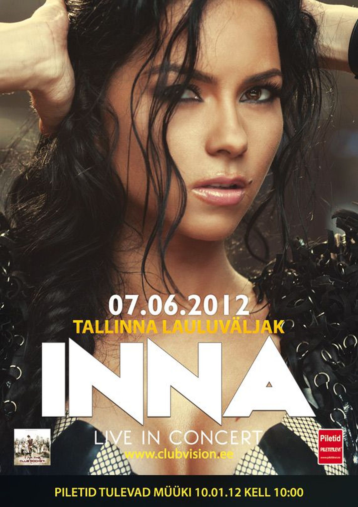 Rumeenia popstaar Inna esineb 7. juunil Tallinna Lauluväljakul!